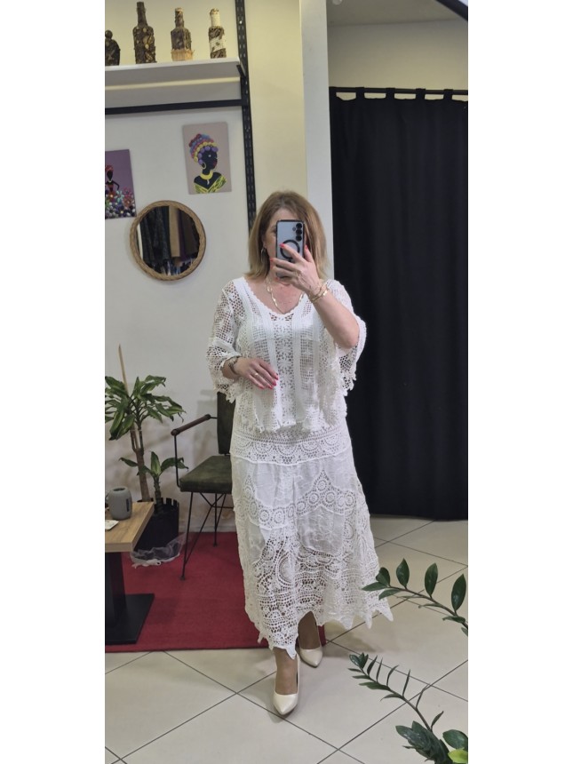 İTALYAN ÖRME DANTEL  TAKIM