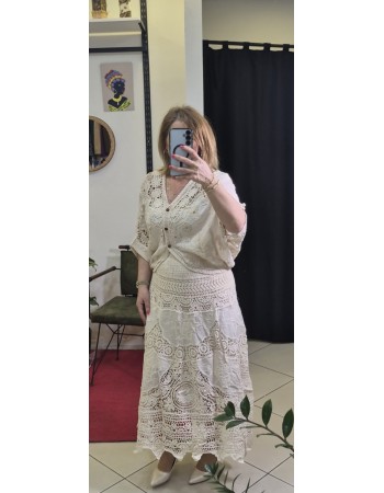 İTALYAN ÖRME DANTEL  TAKIM