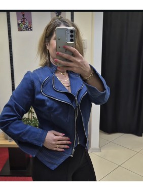 JEAN CEKET ÇİFT FERMUARLI