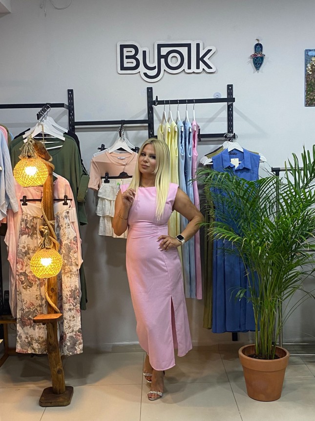 VİSKON/POLYESTER ELBİSE